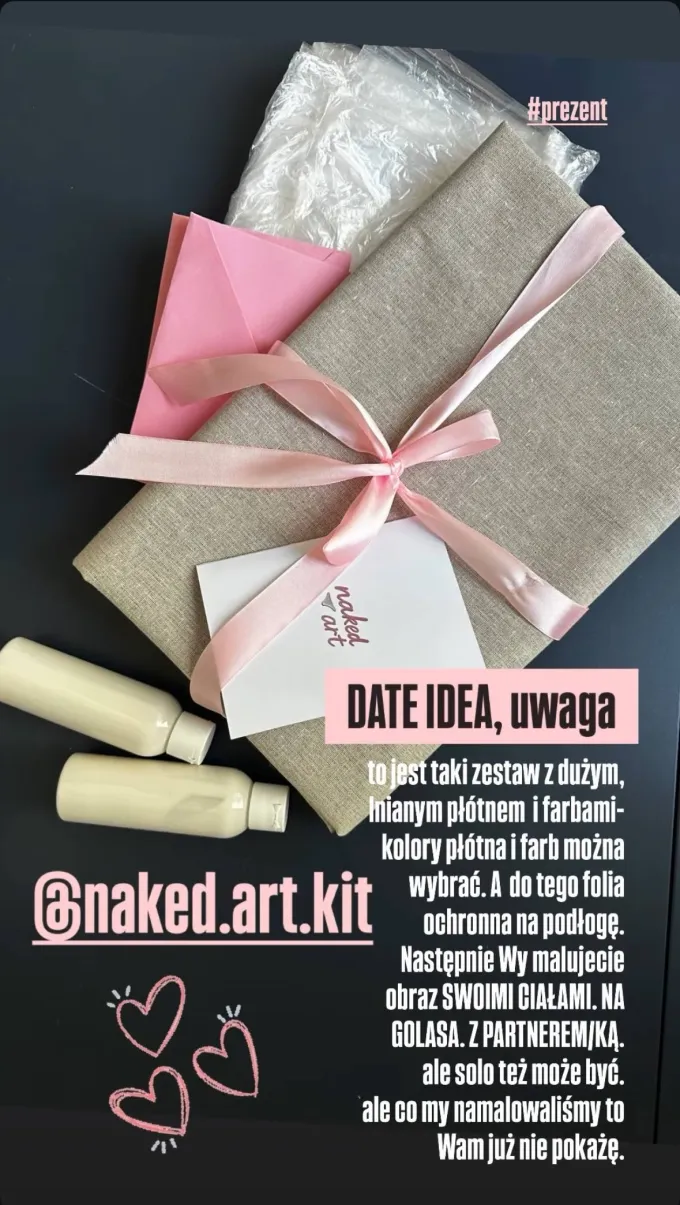 Relacja na Instagramie od @sierznatalka z zestawem NakedArt